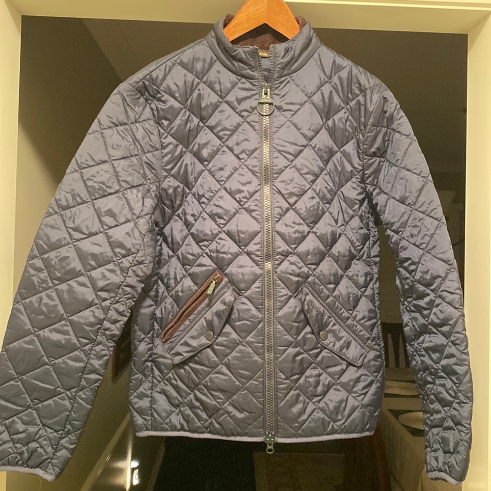 Women’s small blue Barbour Quilted Jacket